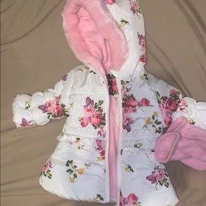 Baby 3/6 month coat with mittens
